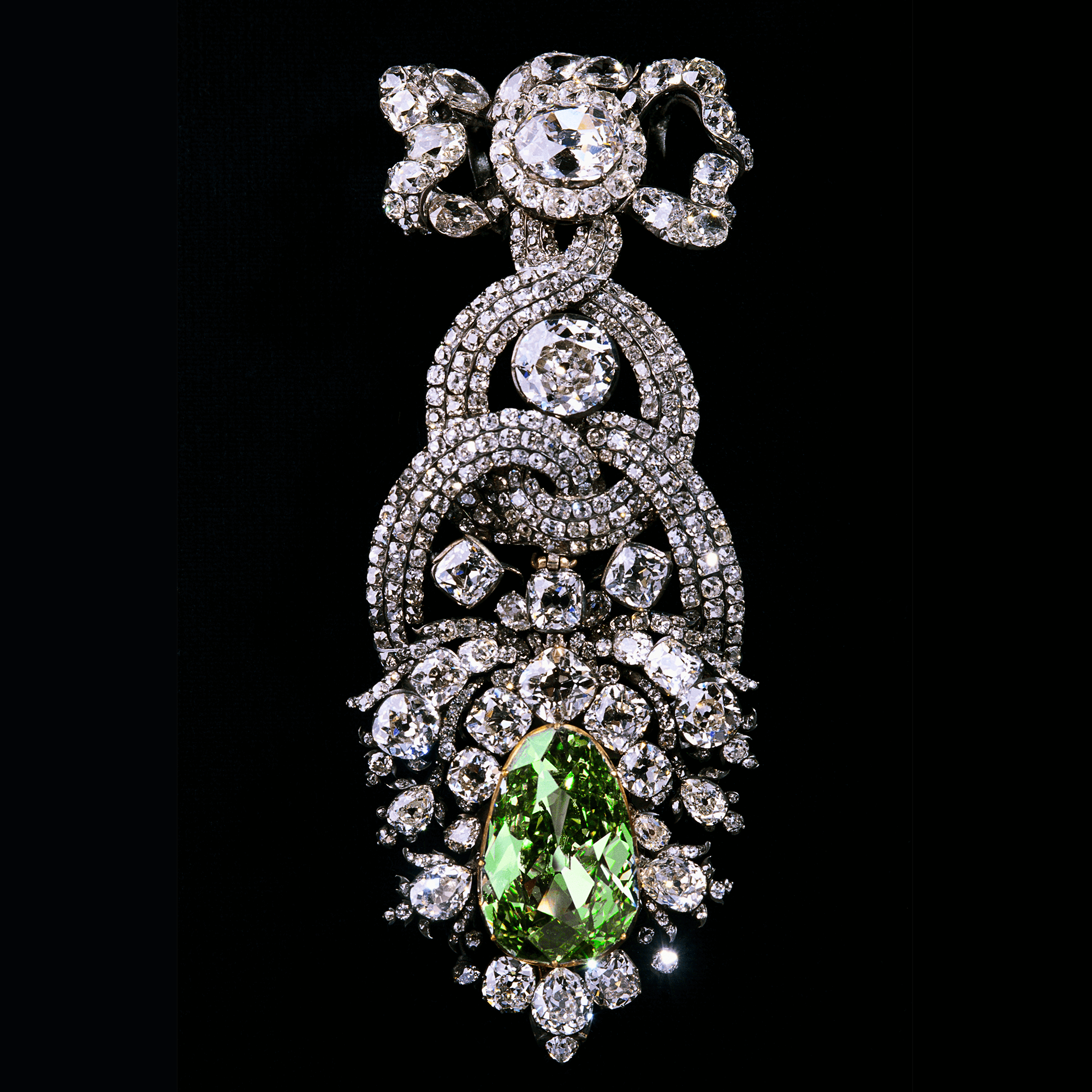 The 40.70-carat Dresden Green Diamond