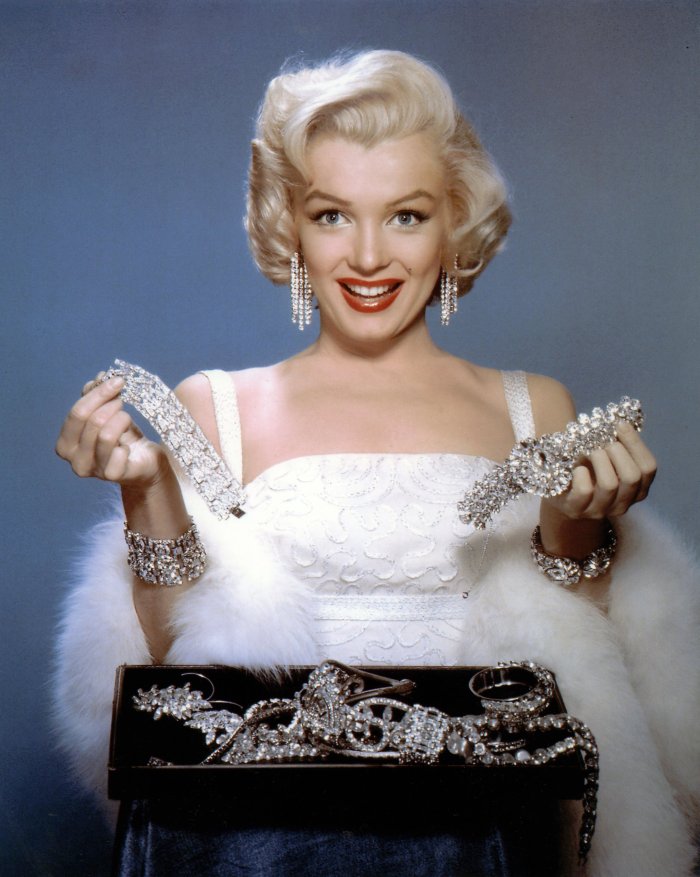 Marilyn Monroe stars in Gentlemen Prefer Blondes, 1953, directed by Howard Hawks. (Source: Alamy)