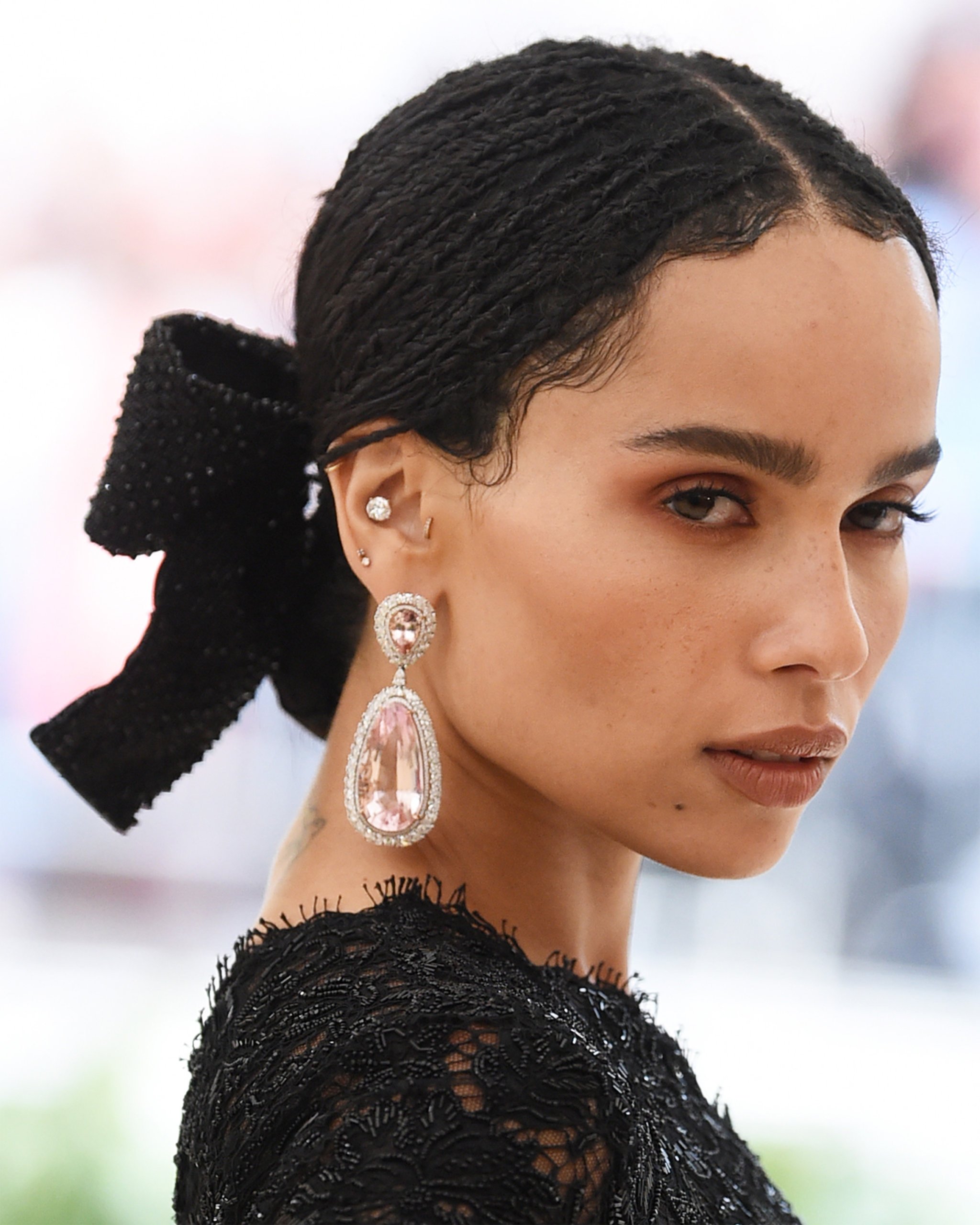 Zoë Kravitz wore Jacob & Co diamond jewelry at the 2018 Met Gala