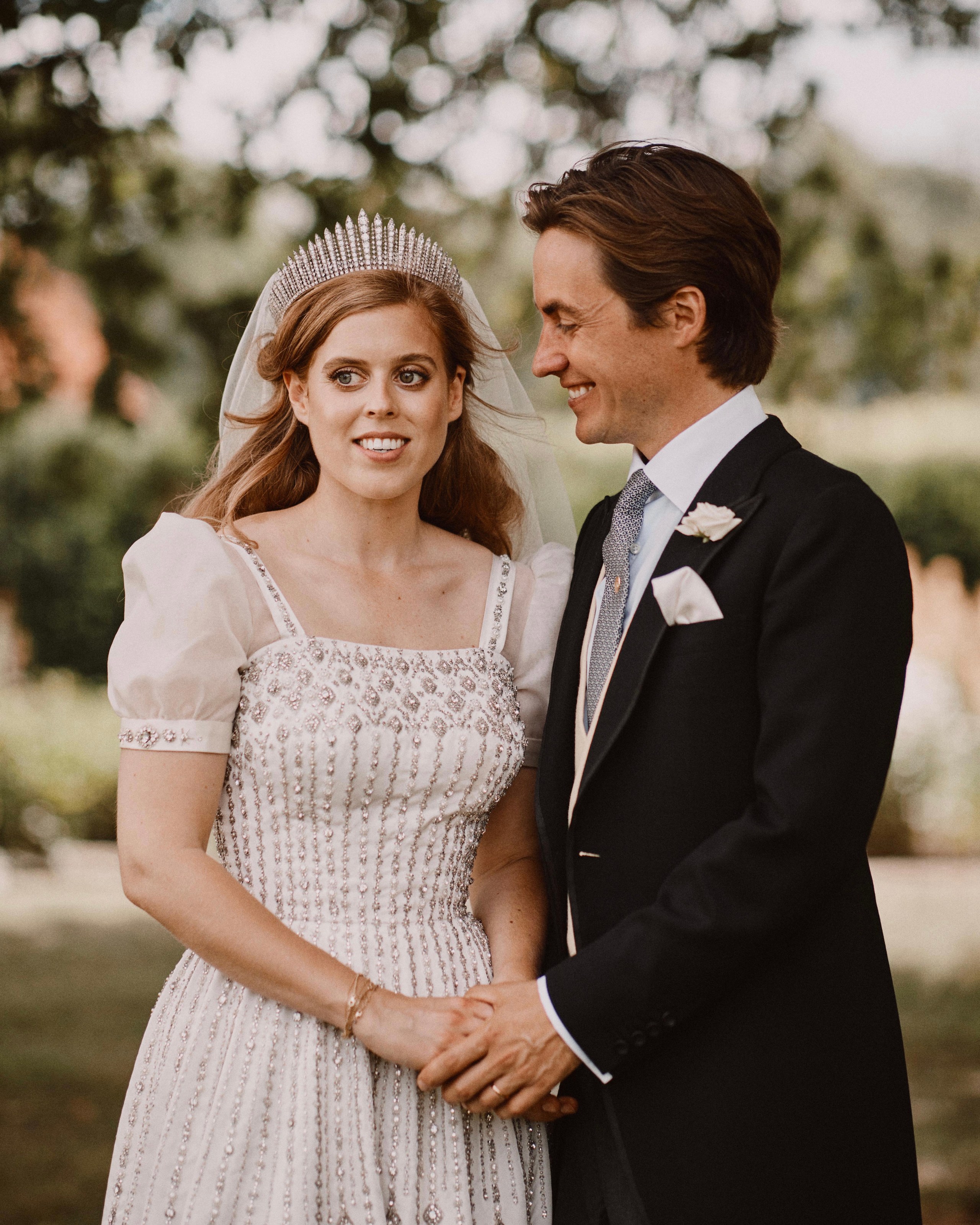 Princess Beatrice wedding cartier tiara Queen Elizabeth II Wore a Convertible Tiara on Her Wedding Day