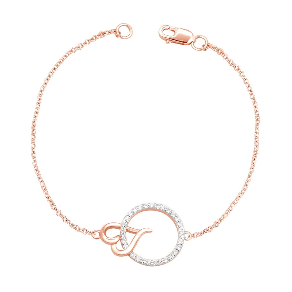 Natural diamond bracelet