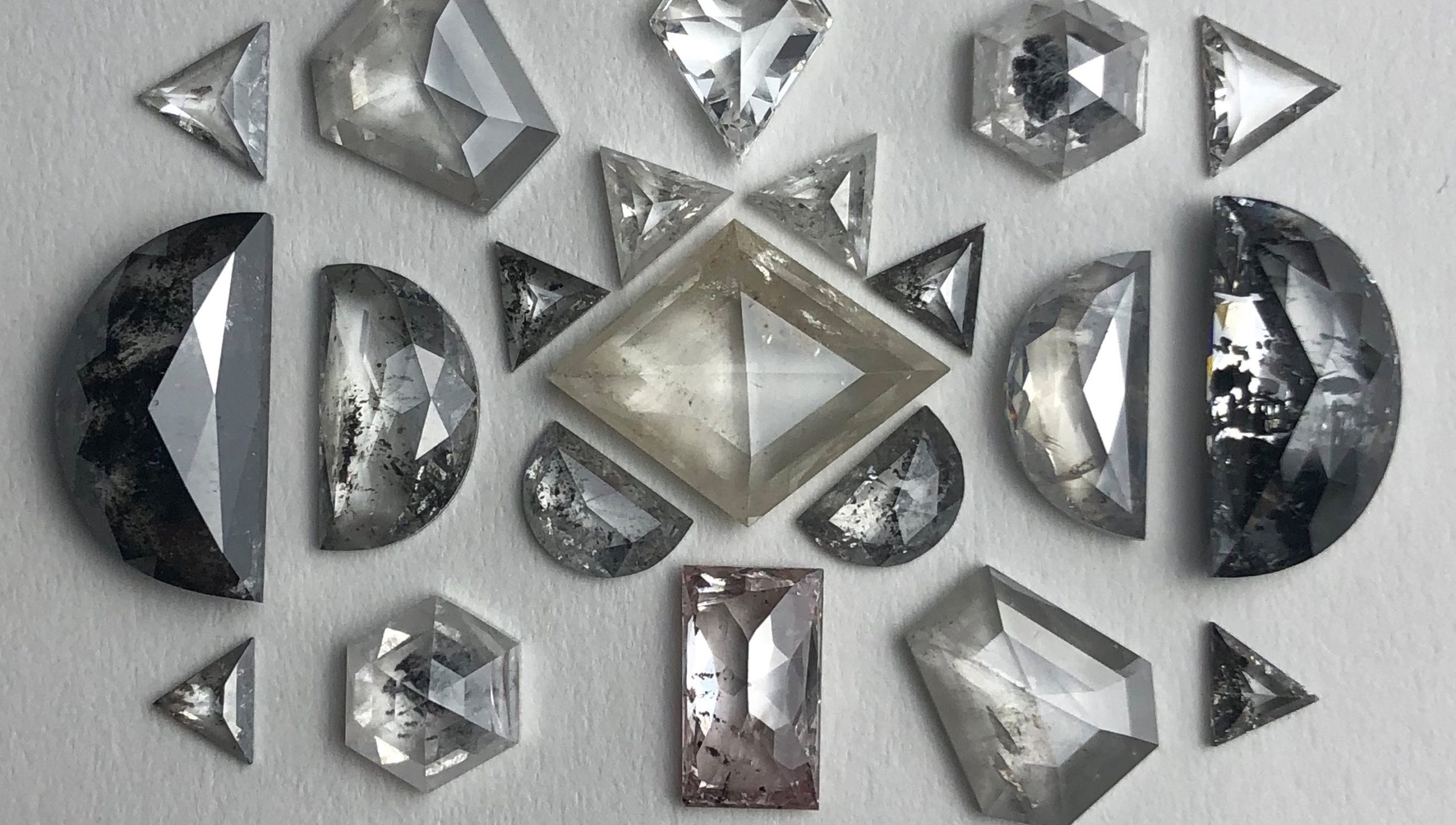 salt and pepper diamonds