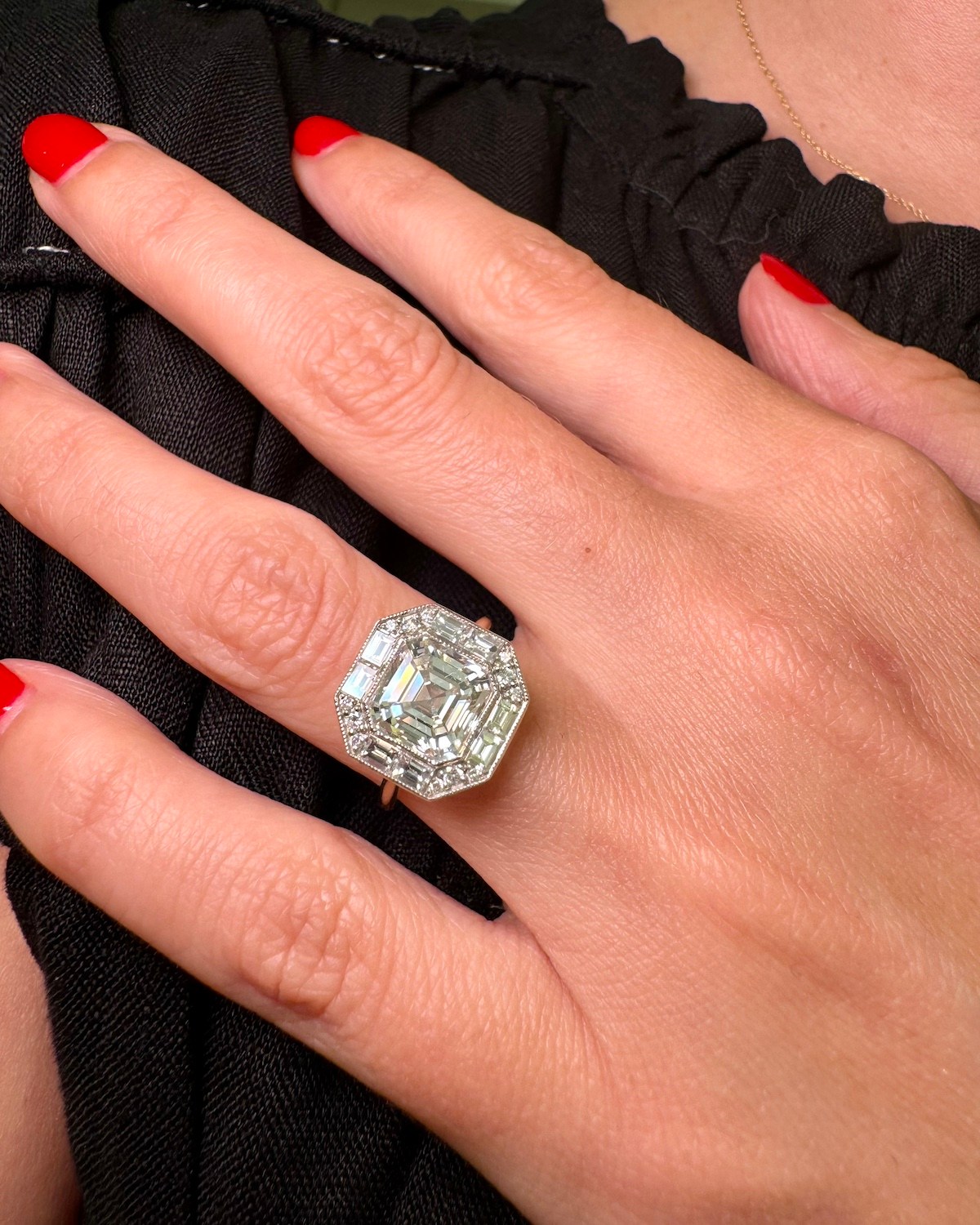 art deco engagement rings