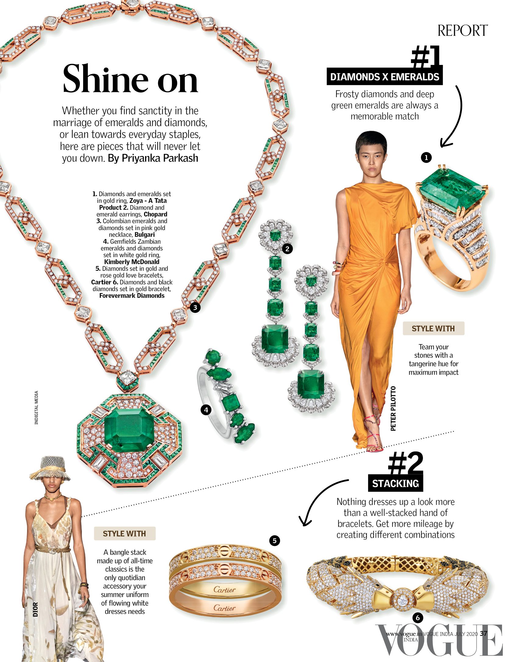 Natural Diamond council highlights its it's trending diamond pieces from the annual trend report