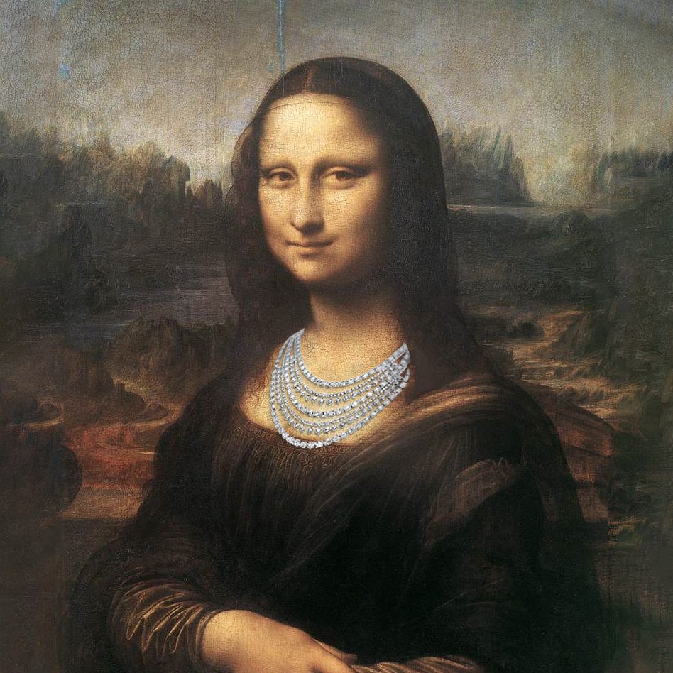 Contemporary diamond reimagining of an epic artwork