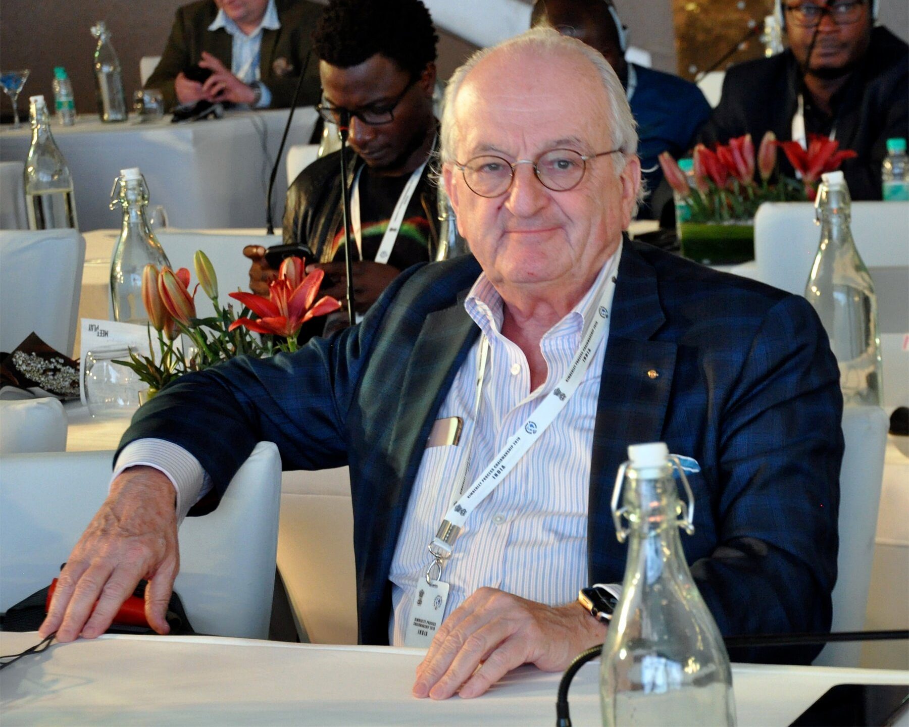 Edward Asscher at the 2019 Kimberley Process Plenary, New Delhi