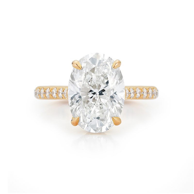 Walters Faith Oval Cut Diamond Engagement Ring