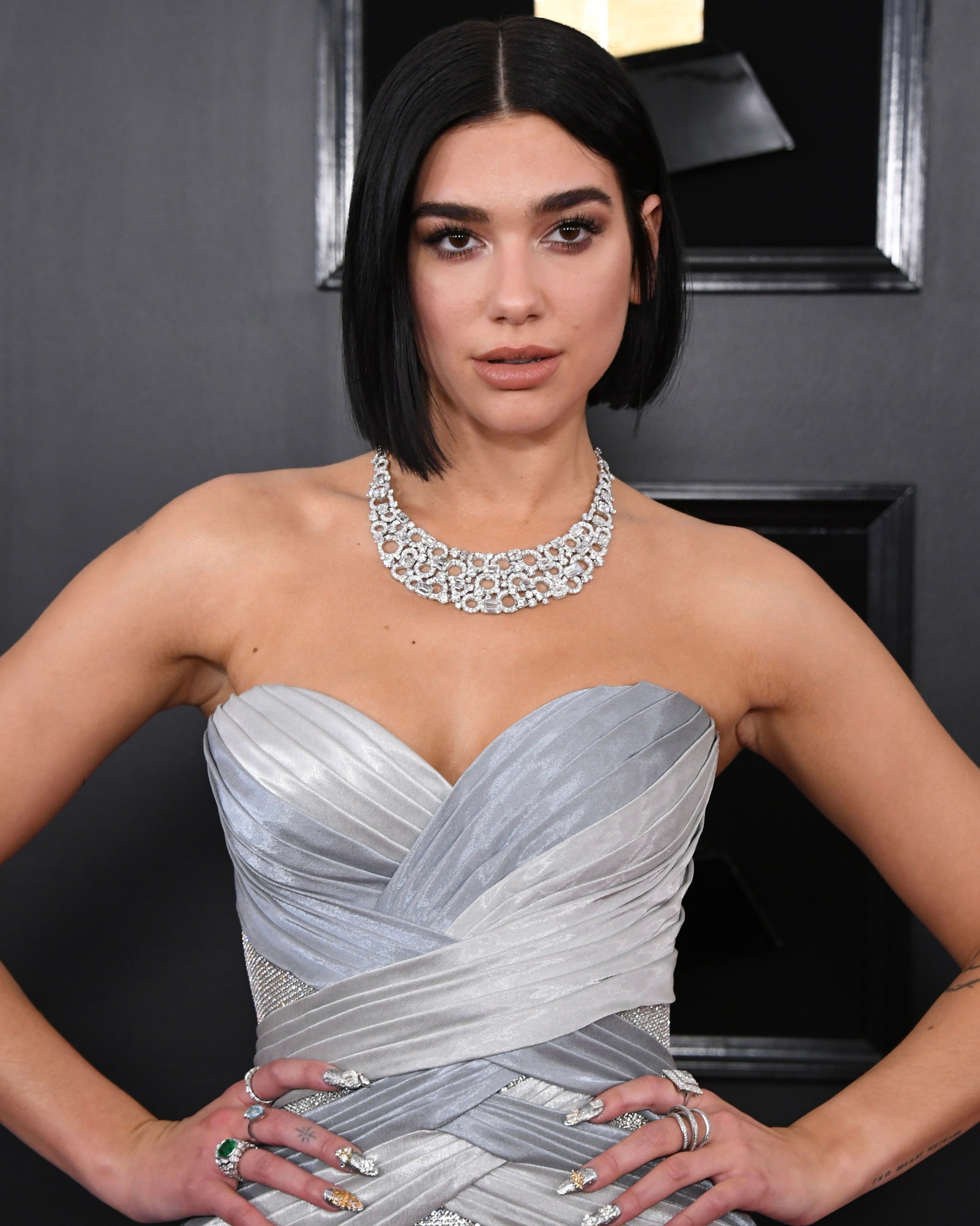 Dua Lipa attends the 61st Annual GRAMMY Awards at Staples Center on February 10, 2019 in Los Angeles, California. (Photo by Jon Kopaloff/Getty Images)
