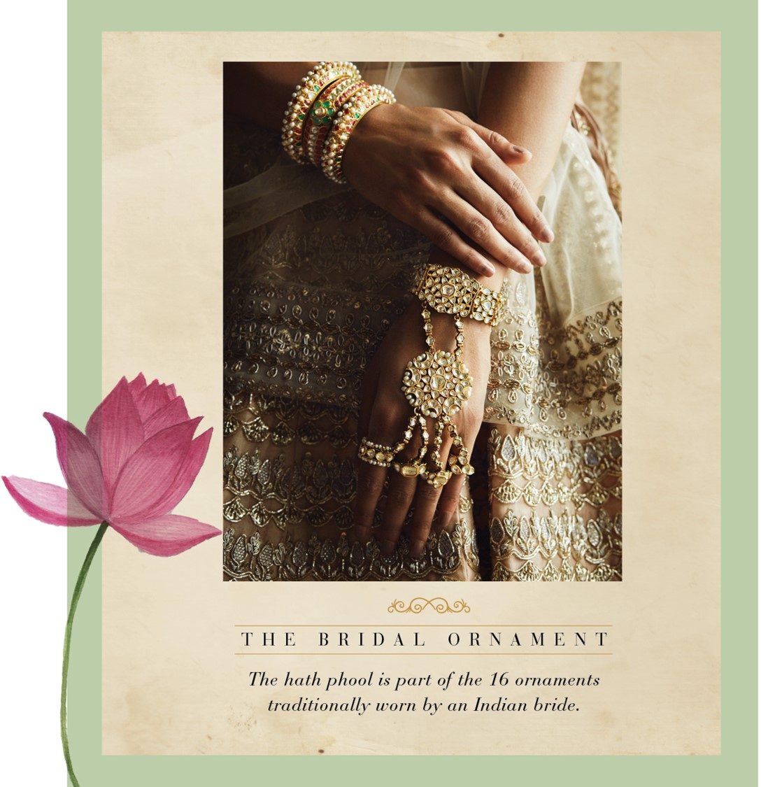 Modern hath phool designs