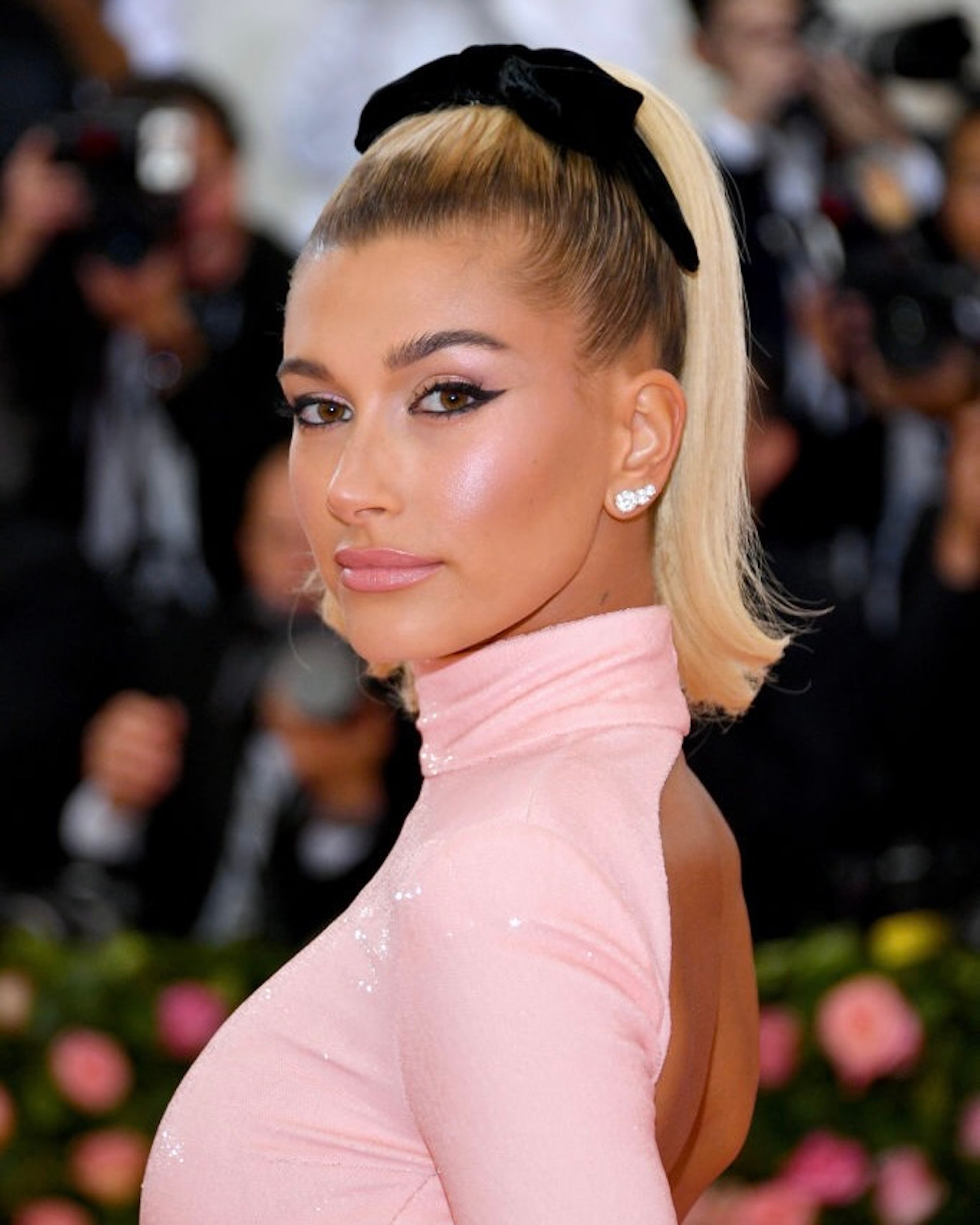 Hailey Bieber attends The 2019 Met Gala Celebrating Camp: Notes on Fashion at Metropolitan Museum of Art on May 06, 2019 in New York City. (Getty Images)