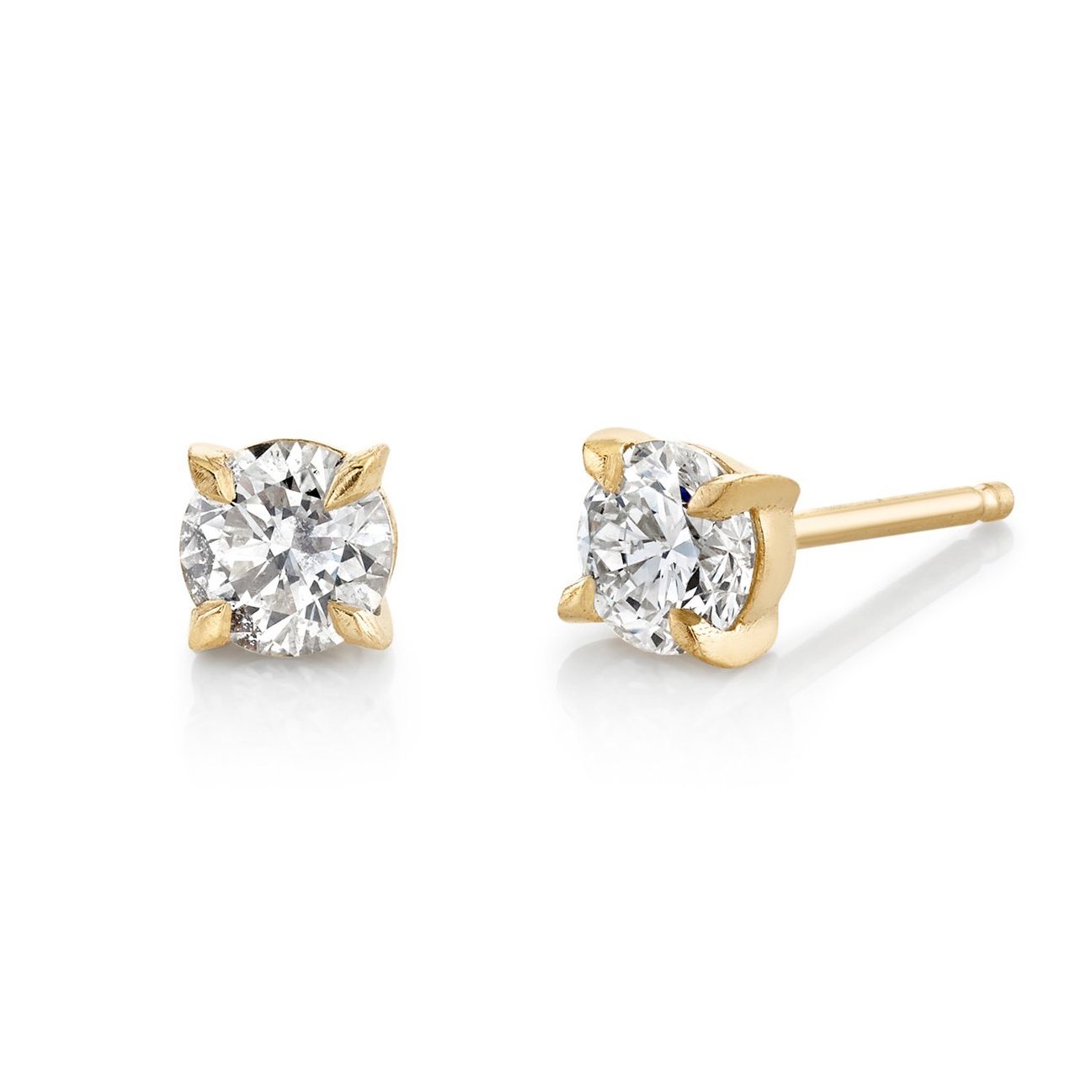 Lizzie Mandler Éclat Diamond Stud, $1,060, lizziemandler.com