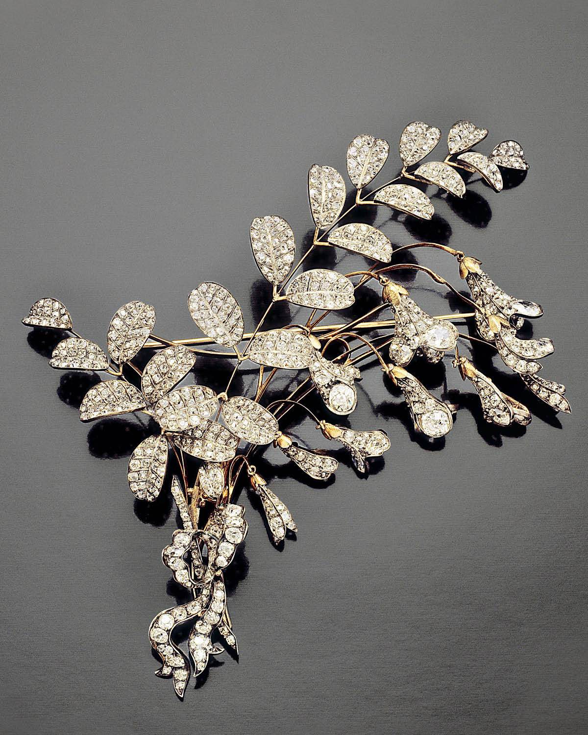 1855 Paris Exhibition Diamond Brooch