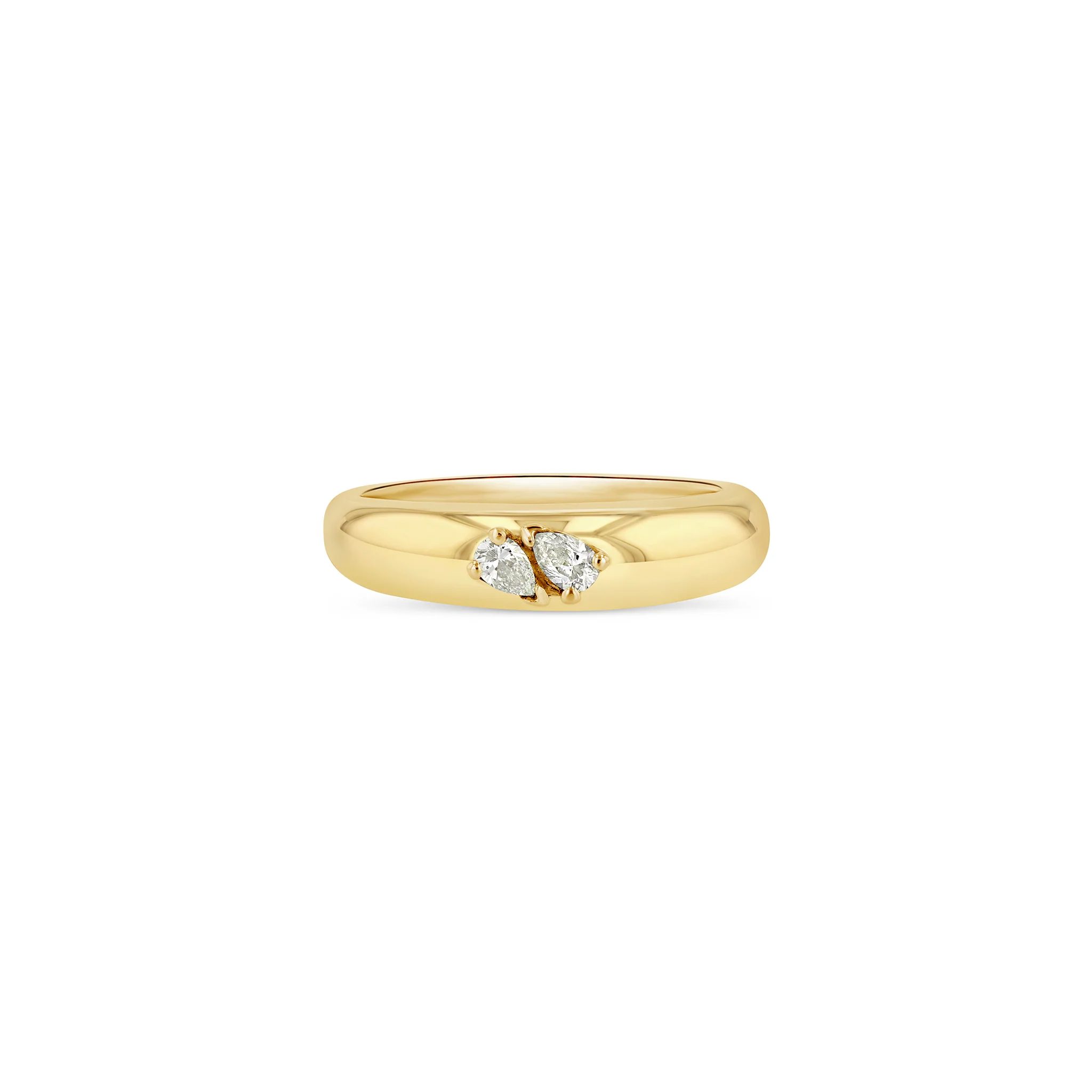 diamond stackable ring