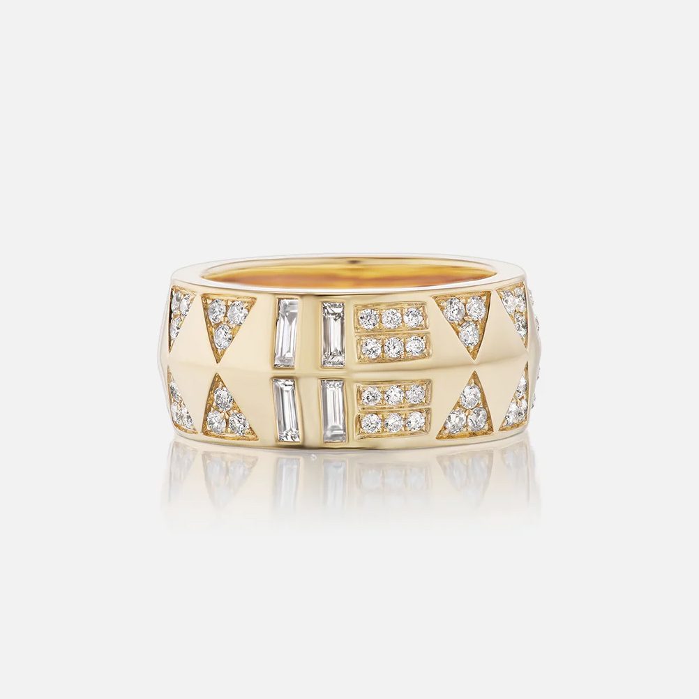 diamond stackable ring