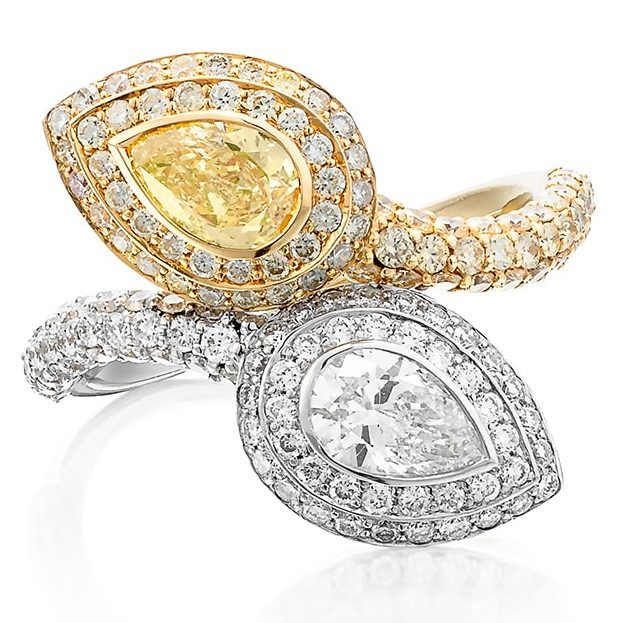 ring auction: toi et moi diamond ring Jewelry Auction