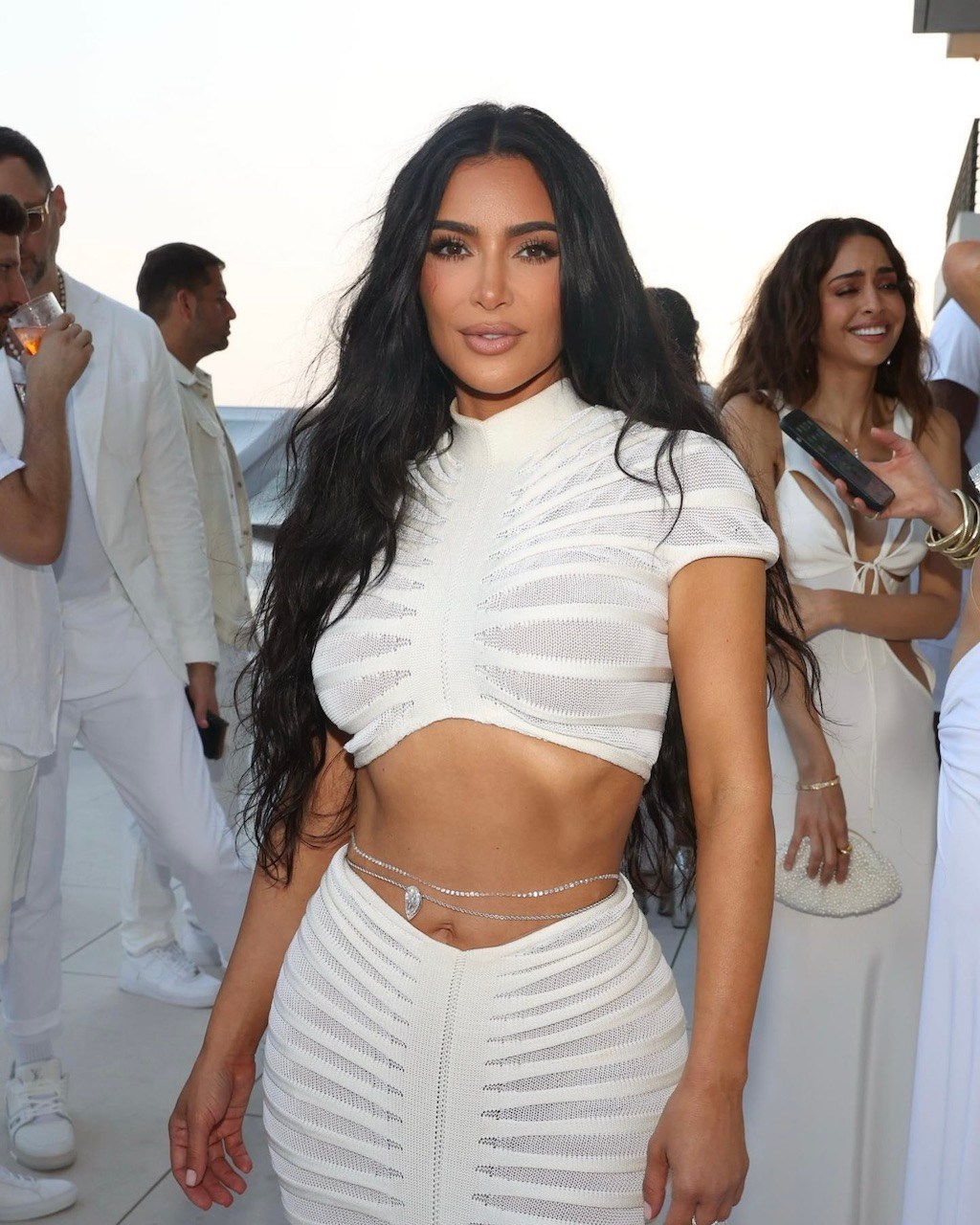 Kim Kardashian Diamond Belly Chain Diamond Body Chain