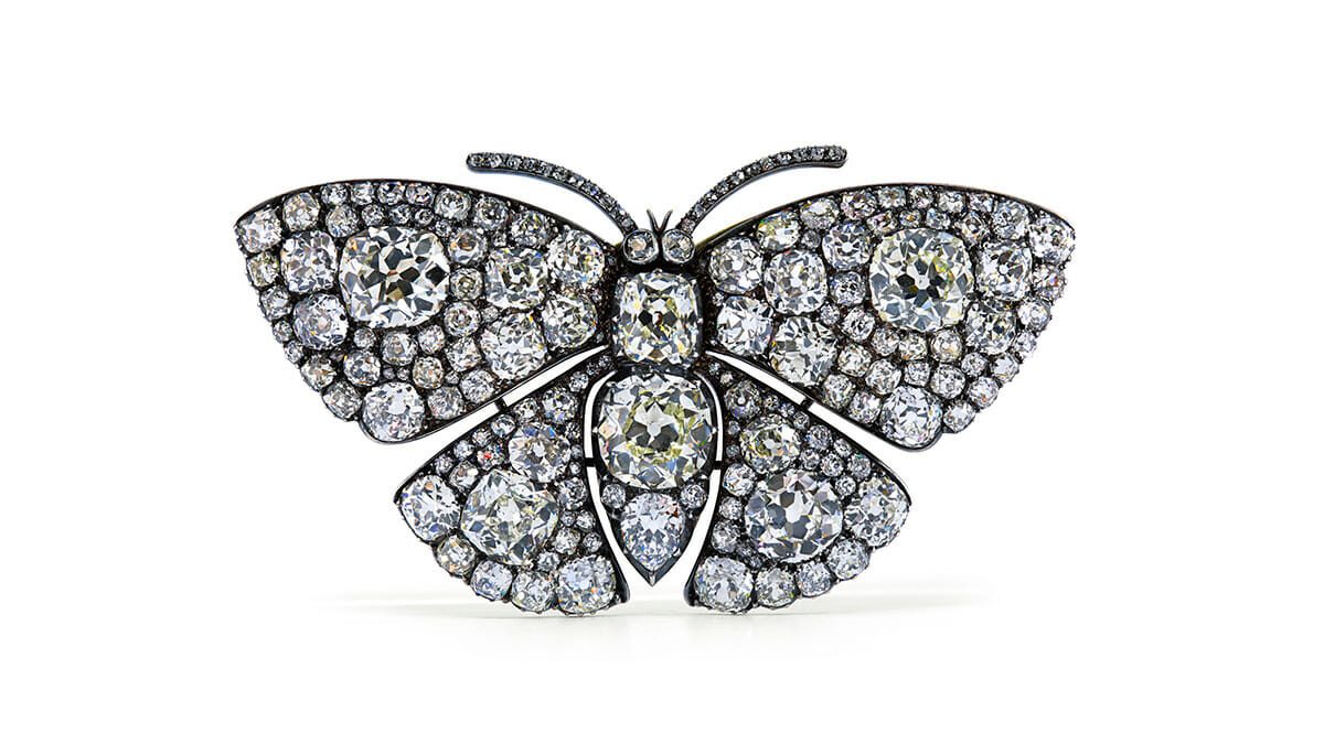 Diamond Butterfly Brooch,
