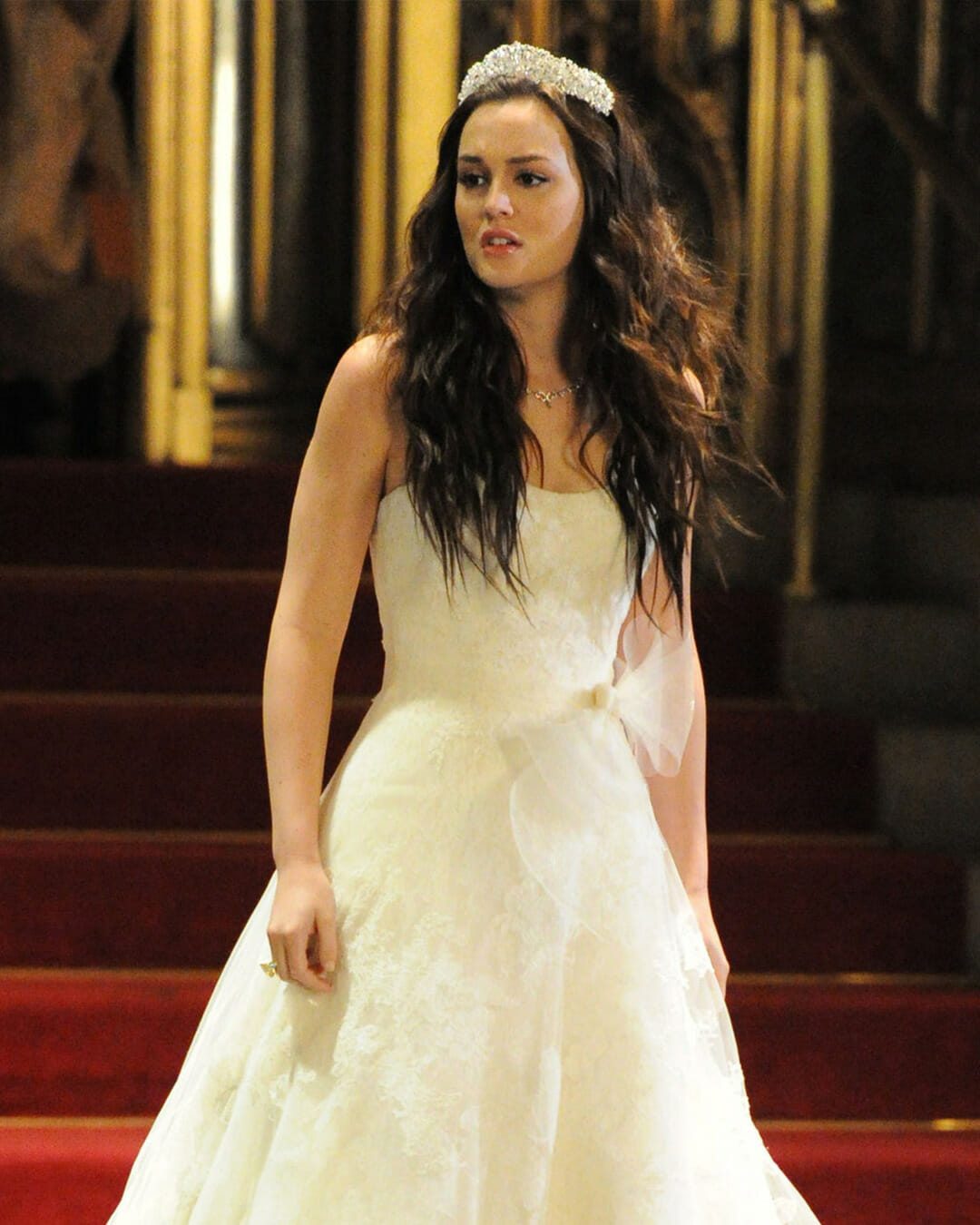 Leighton Meester as Blair Waldorf Gossip Girl outfits diamonds