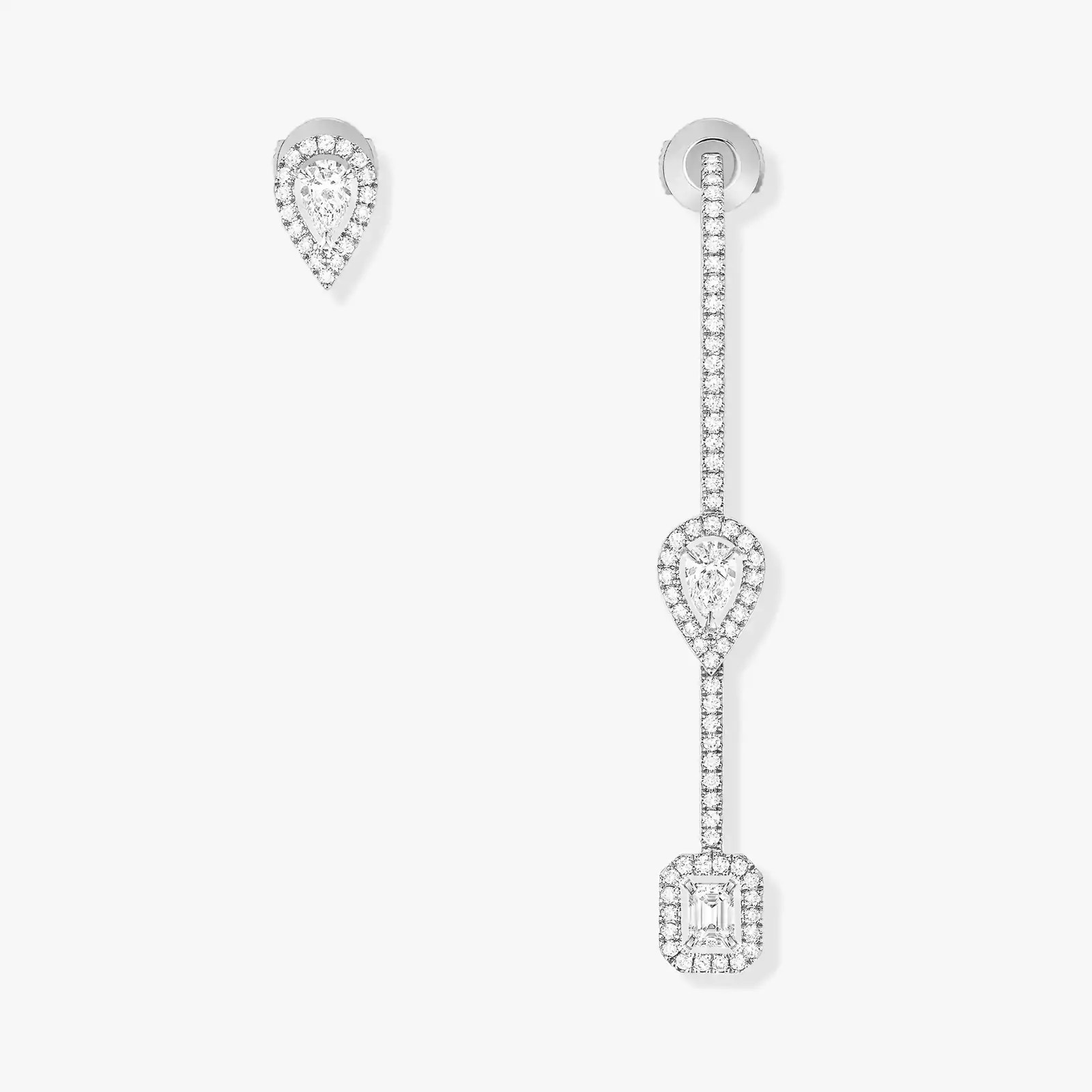 Messika mismatched earrings