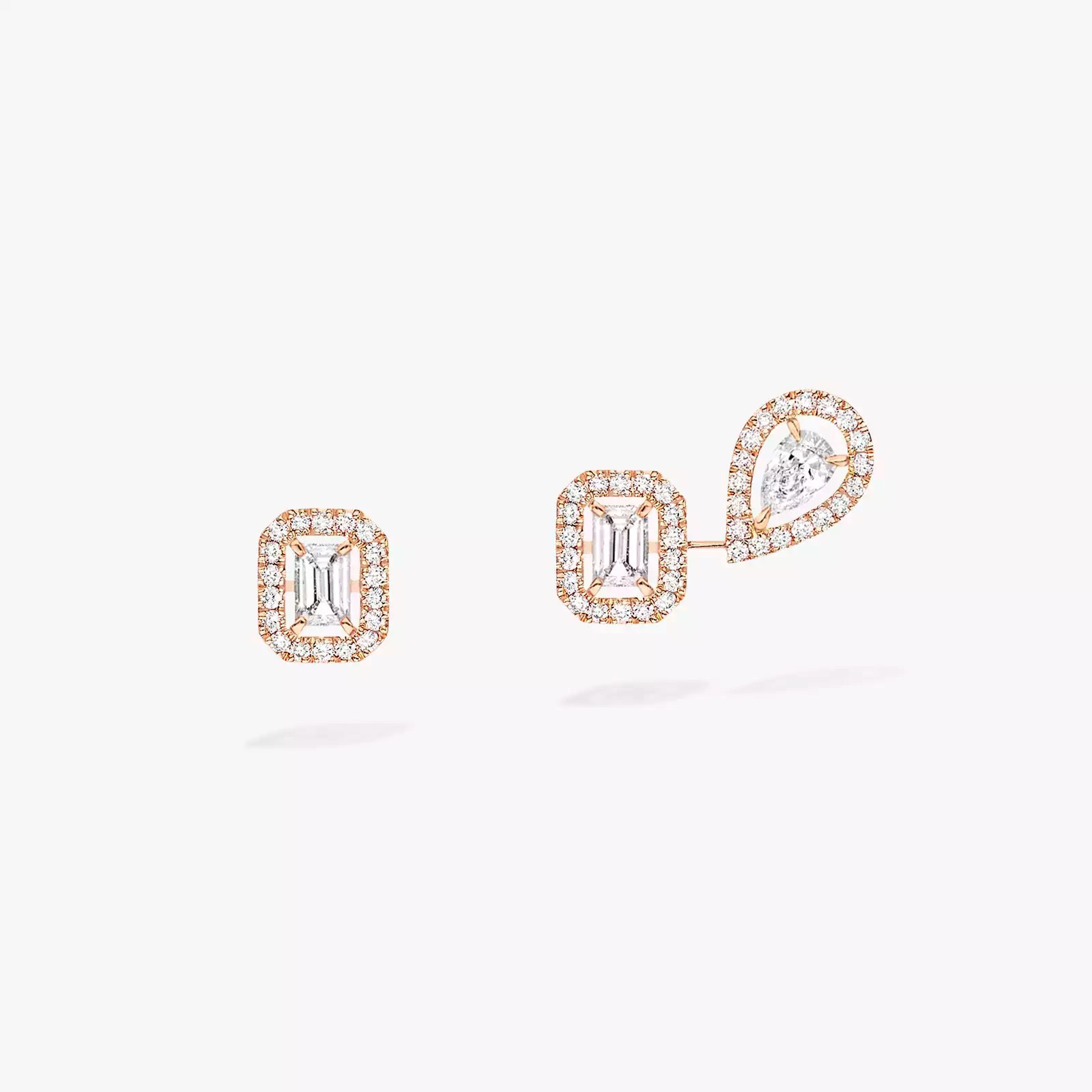 Messika mismatched earrings