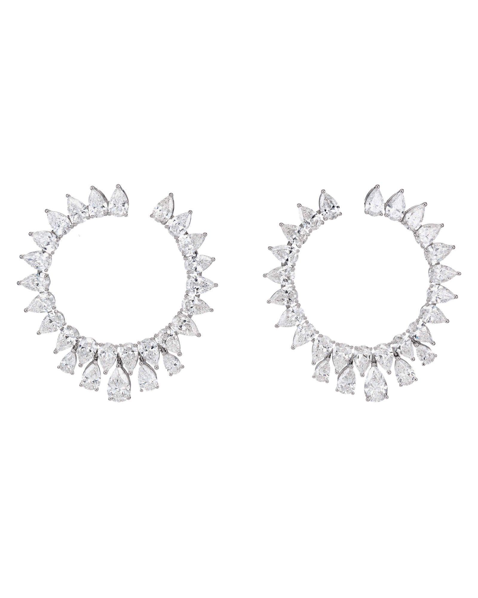 ana de armas chopard diamond hoop earringsjewelry james bond no time to die