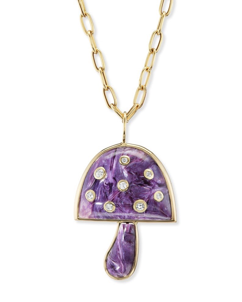 Fun jewelry: play with Brent Neale  mushroom pendant 