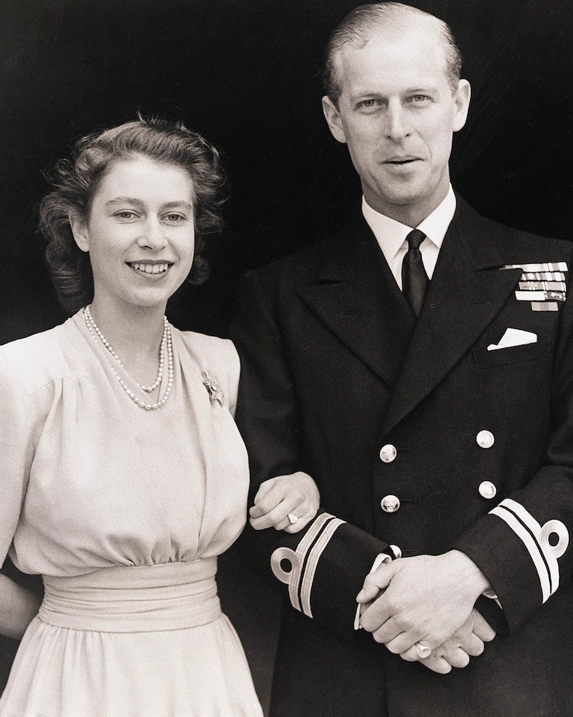 Queen Elizabeth II's Royal Engagement Ring Features a Classic Round Diamond