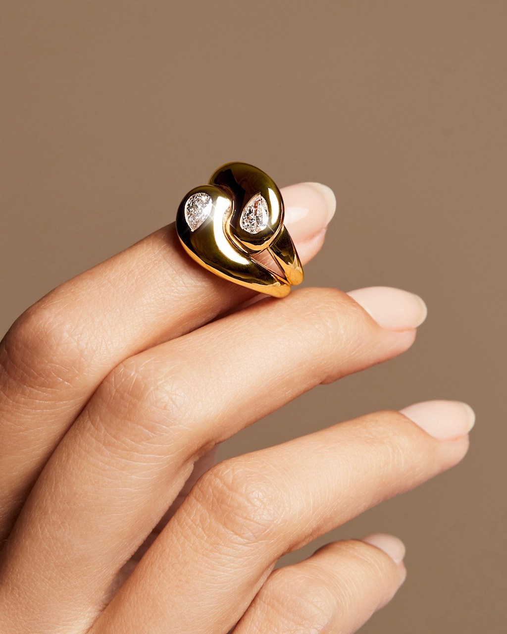 two stone engagement ring