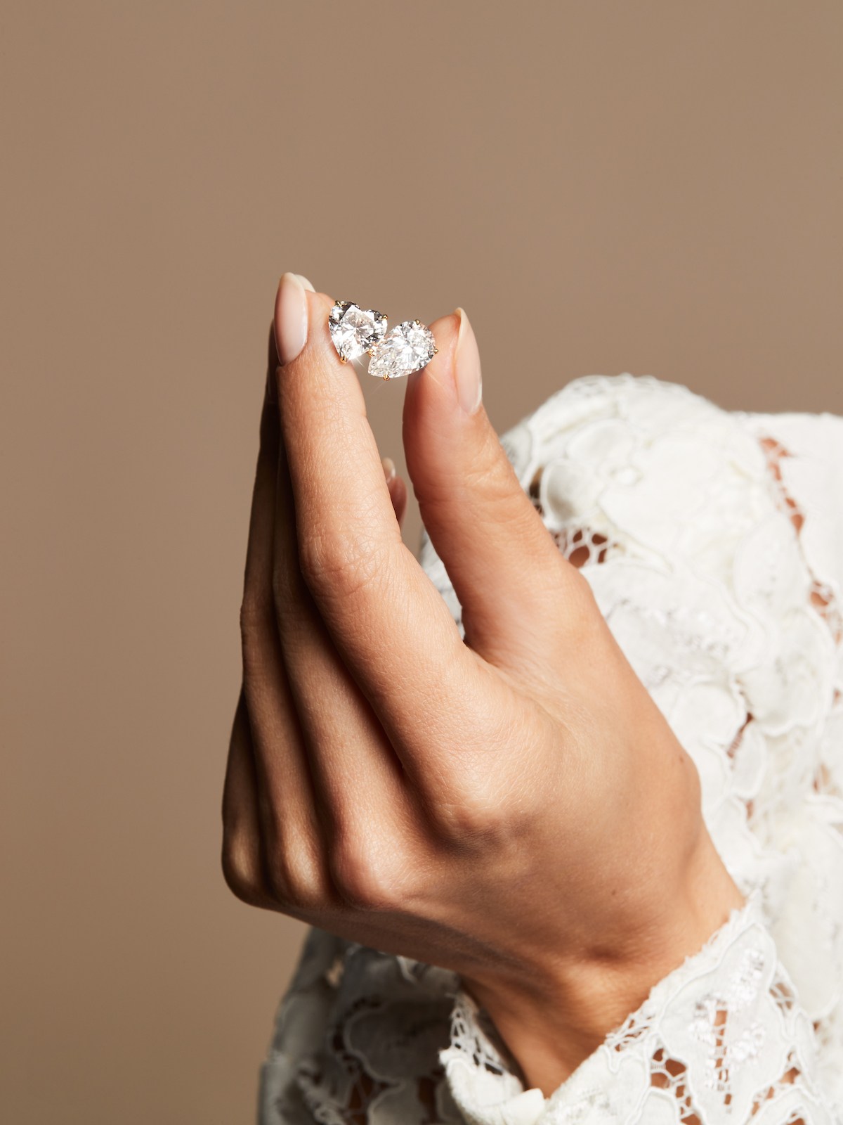 two stone diamond ring