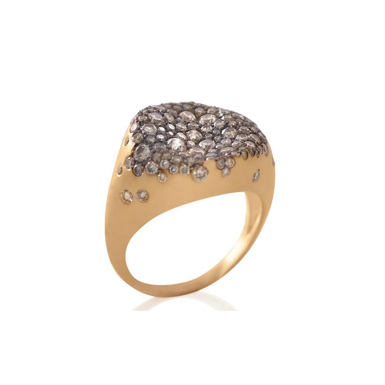 Nada Ghazal Champagne diamond ring