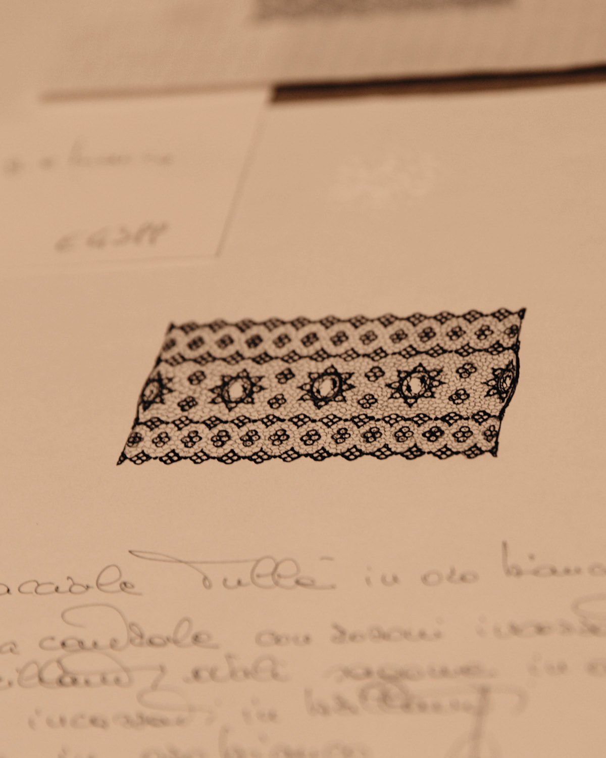 Drawing of the Buccellati family archive.