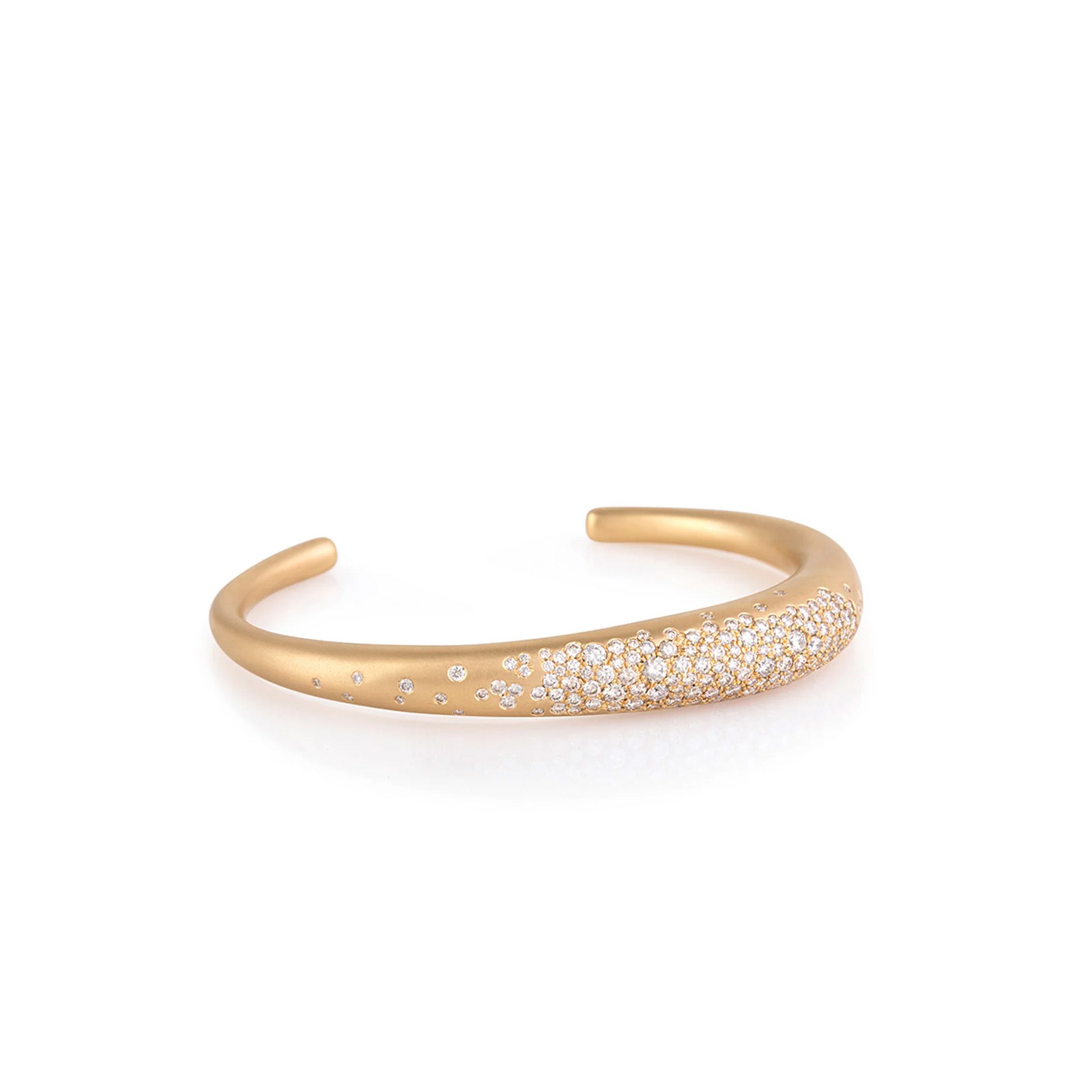 champange diamond cuff