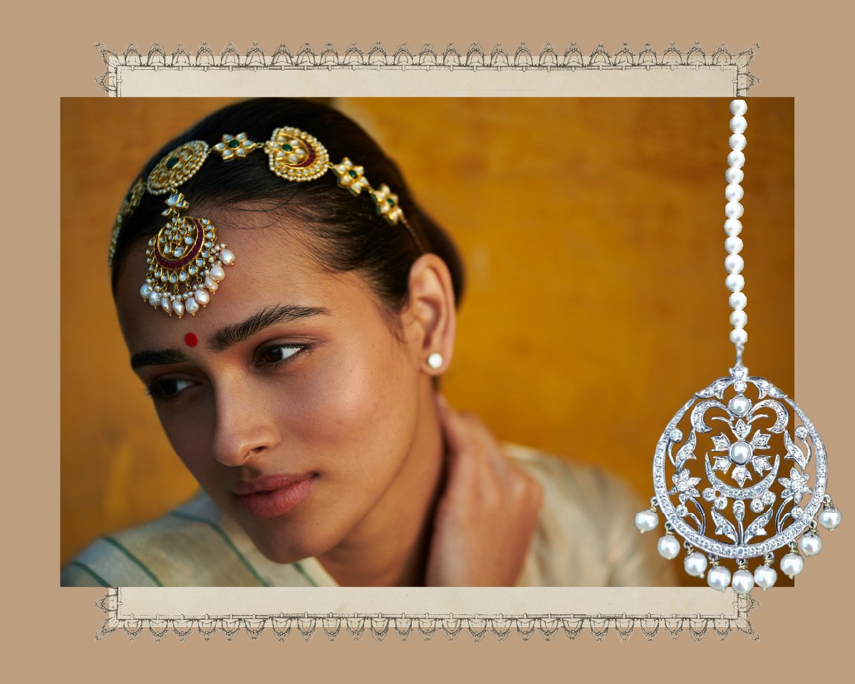 Mughal Empire Jewelry Indian Wedding Jewelry What is a Maang Tika