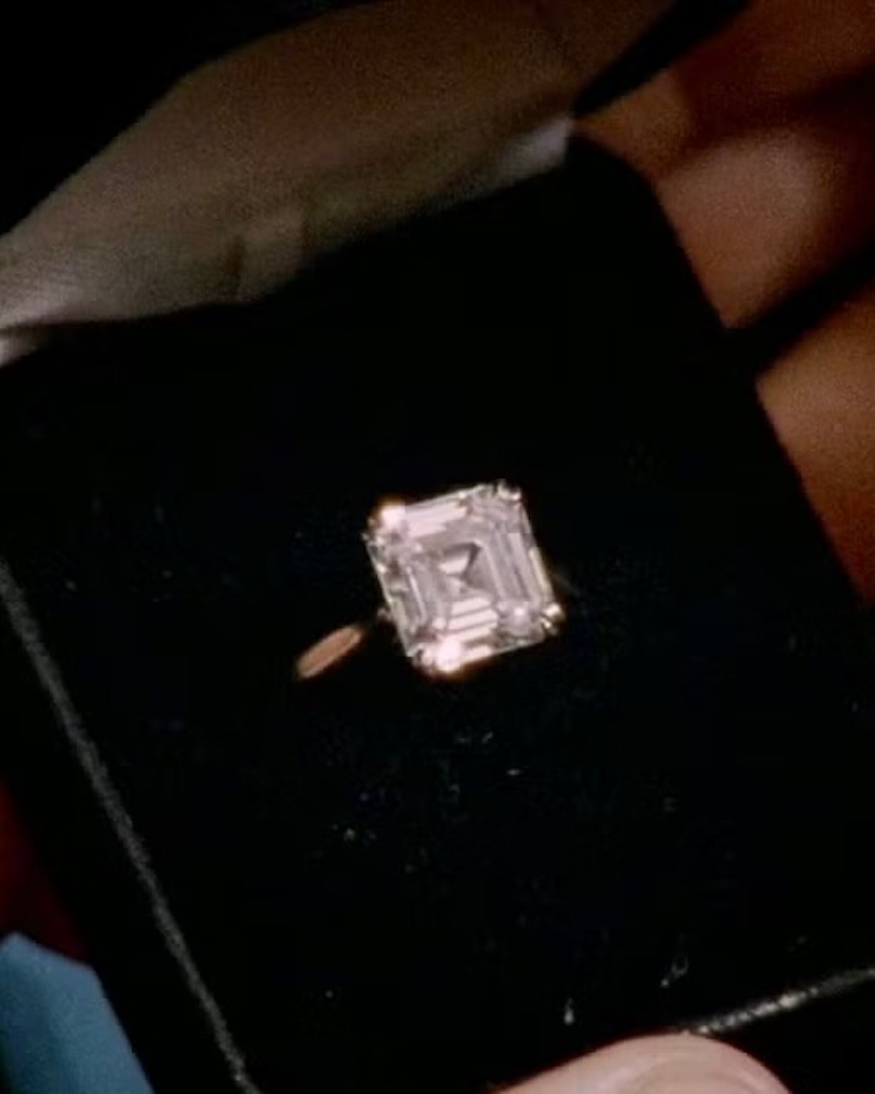 Carrie Bradshaw's engagement ring from Aiden Shaw on “Sex and the City” and "And Just Like That".