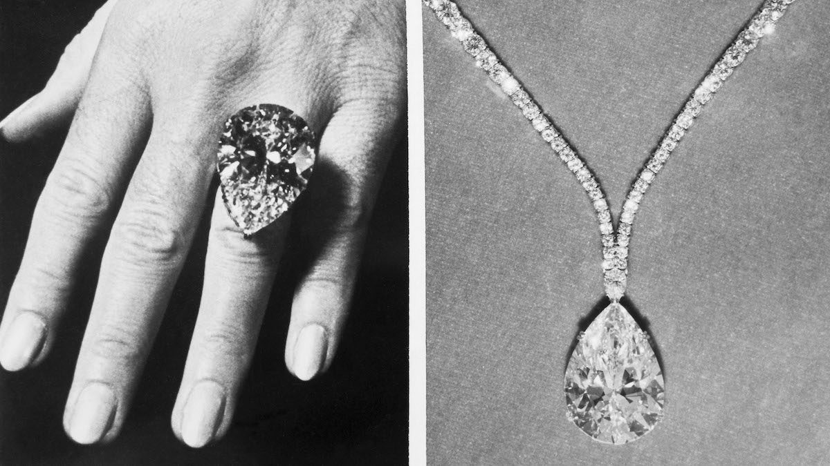 Taylor Burton diamond necklace