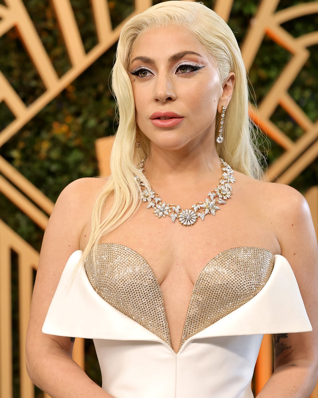 Lady Gaga Wore Tiffany & Co. Diamonds to the 2022 SAG Awards
