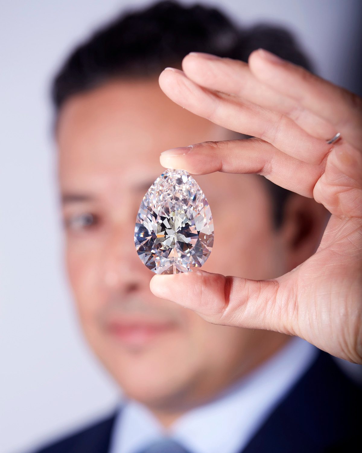 White diamond auction christie's geneva