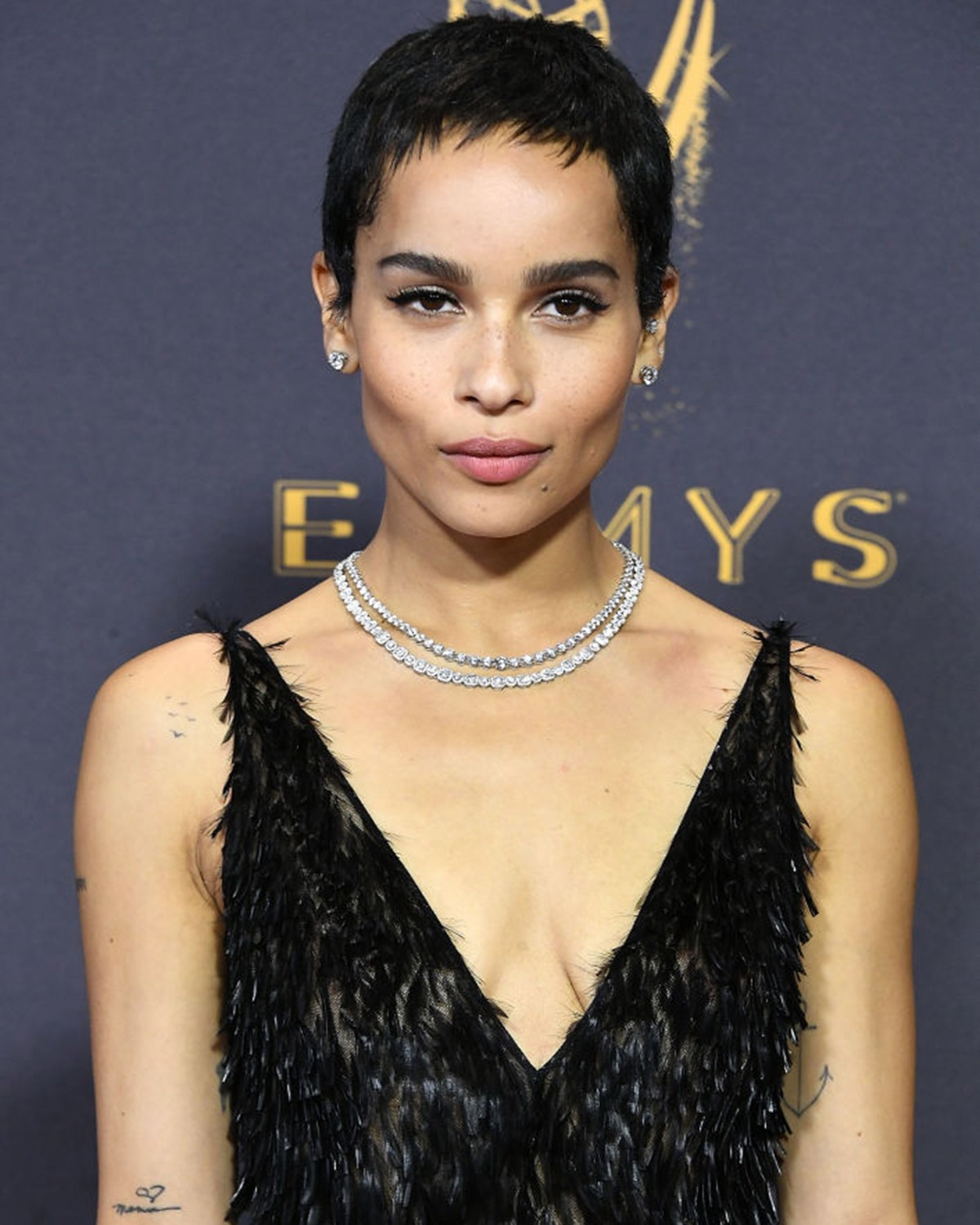 zoe kravitz tennis necklace diamond jewelry style