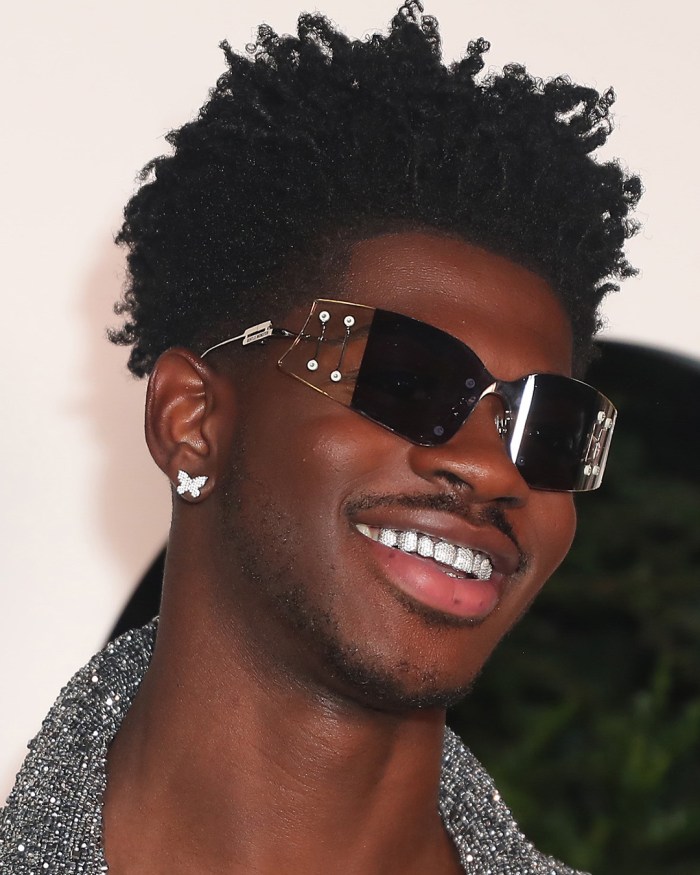 Lil Nas X in diamond grillz