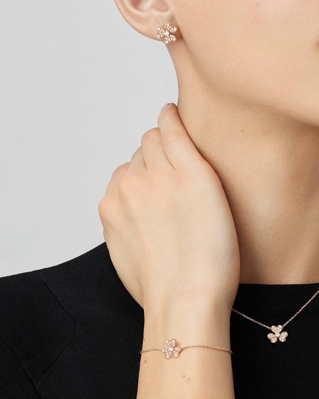 floral diamond jewelry van cleef arpels