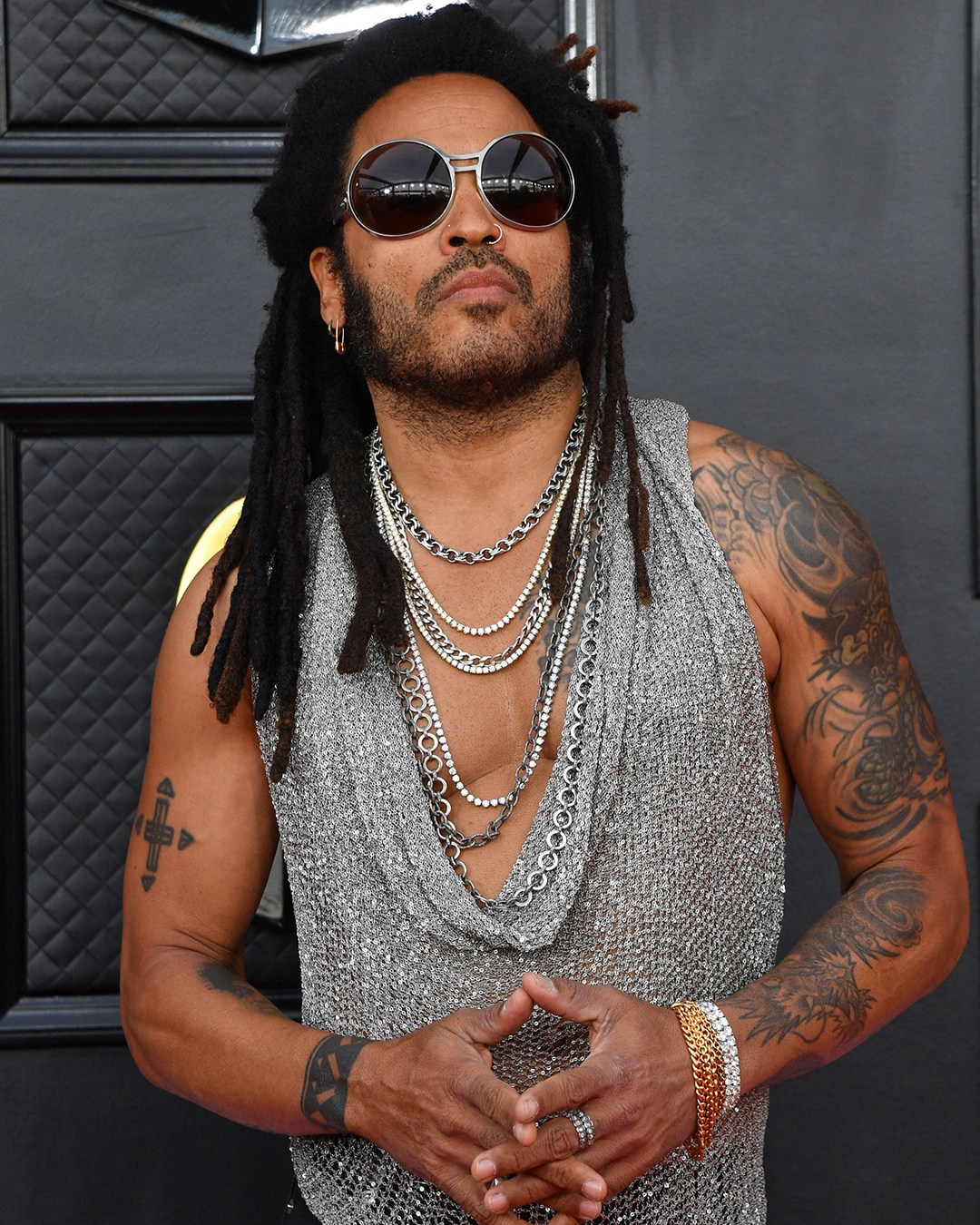 Lenny Kravitz at the 2022 Grammy Awards