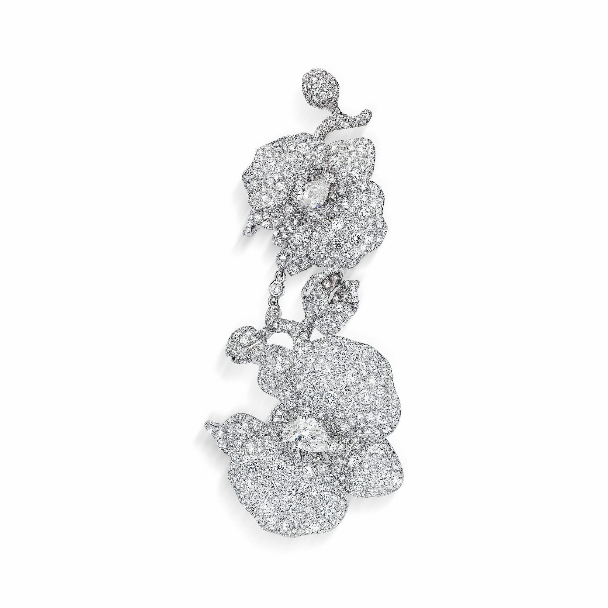diana zhang chinese diamond jewelry brooch