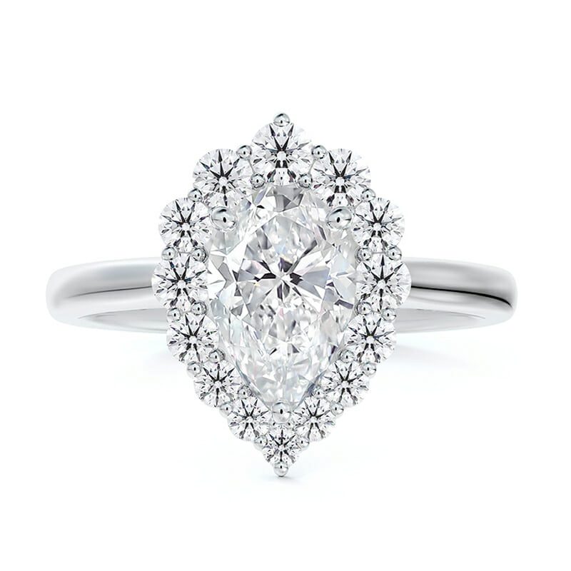 pear diamond engagement ring