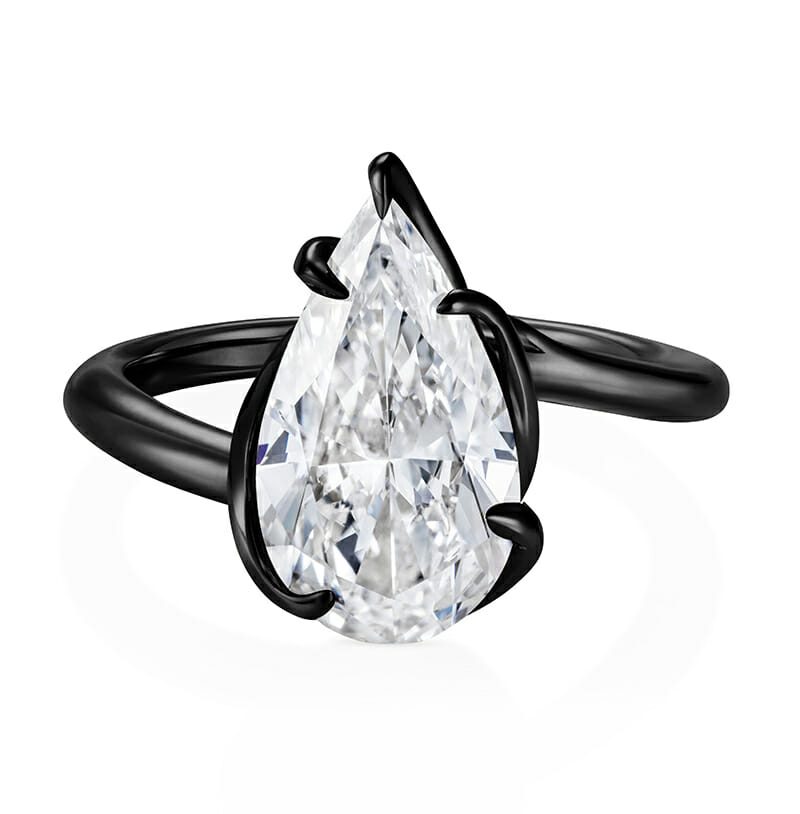 pear diamond engagement ring
