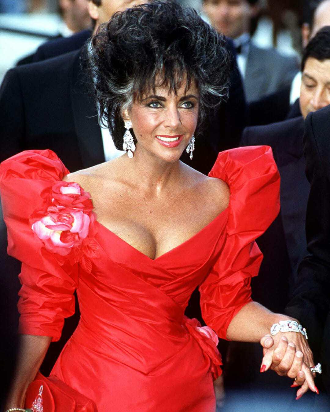 British Actress Elizabeth Taylor At the 1987 Cannes Film Festival. (Getty Images)