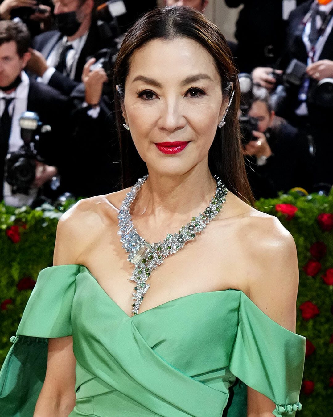 met gala 2022 gilded glamour diamond jewelry michelle yeoh