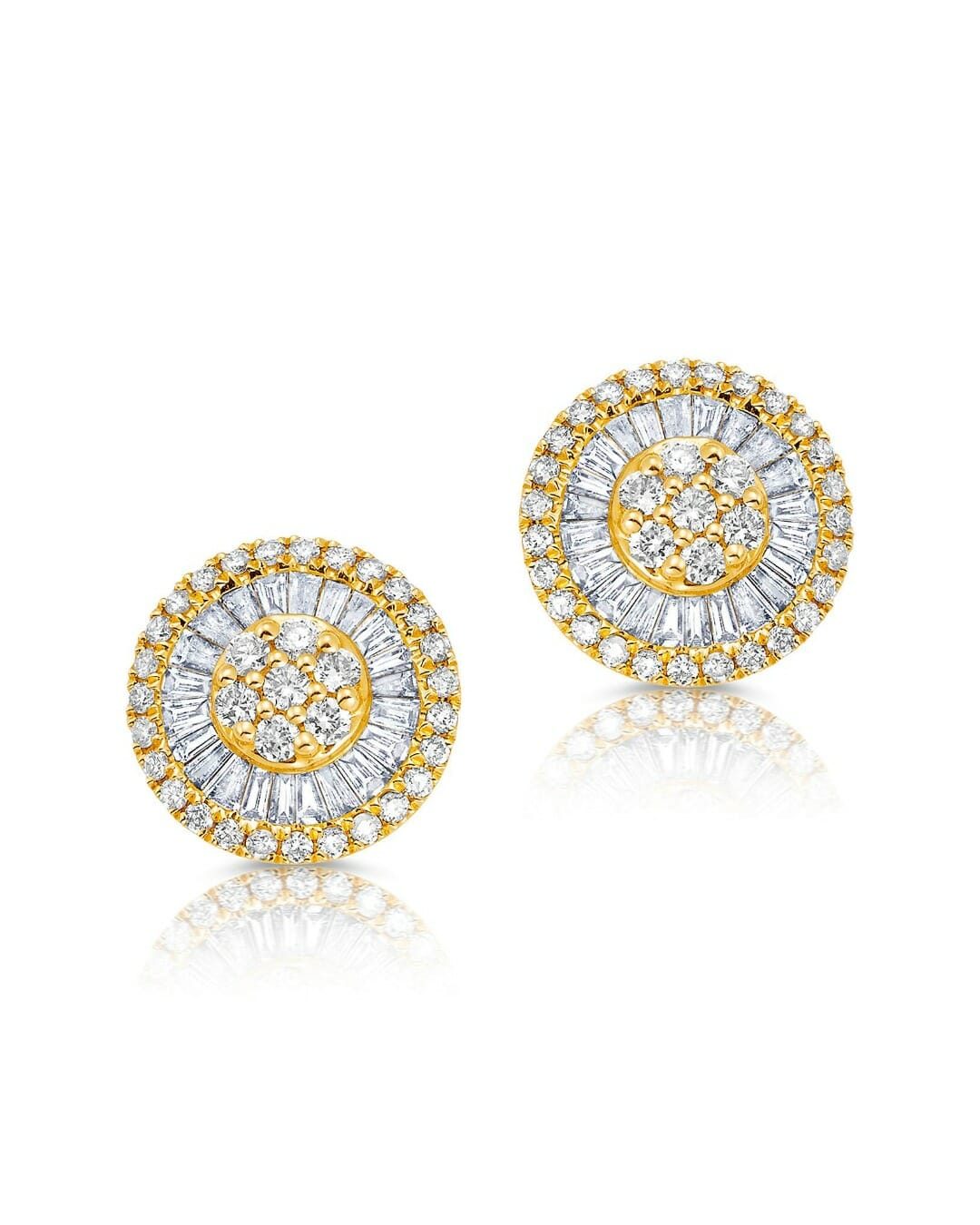 diamond stud earrings