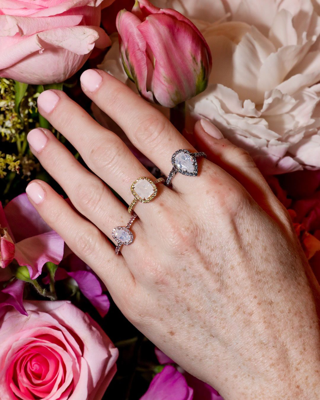scott west fancy white diamonds