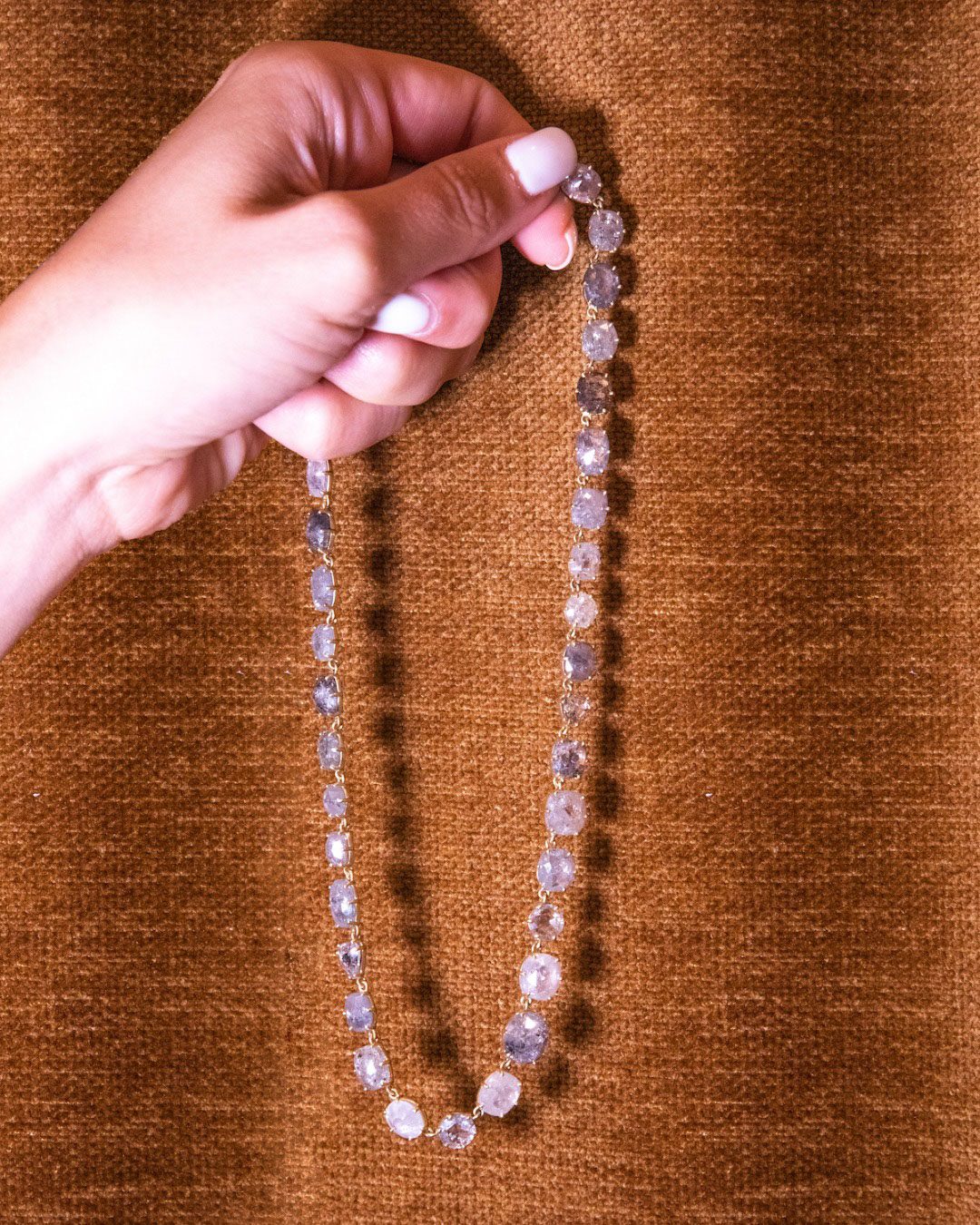 fancy white diamonds Sylva & Cie Jewelry