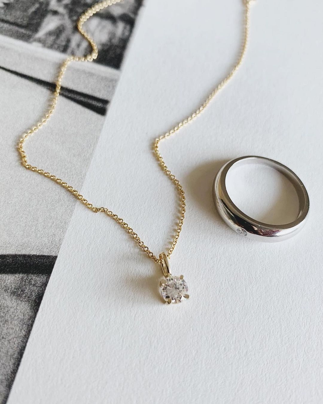 Kinn vintage upcycled diamond